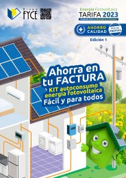 ... Tarifa Energía Fotovoltaica FYCE 2023 Edición 1